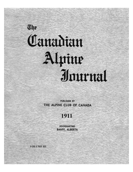 Canadian Alpine Journal 1911 thumbnail